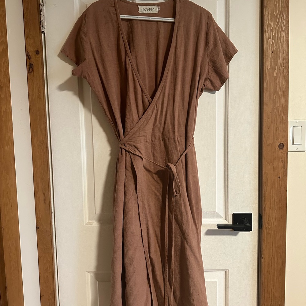 PO-EM Ode Wrap Dress